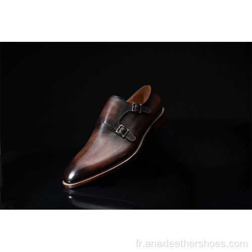 Chaussures confortables et souples en cuir d&#39;affaires pour hommes